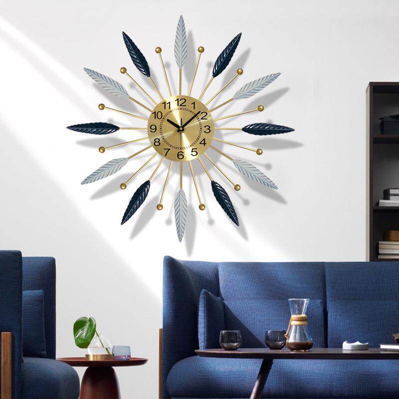 现代简约客厅挂钟静音个性创意时尚艺术时钟北欧wallclock表