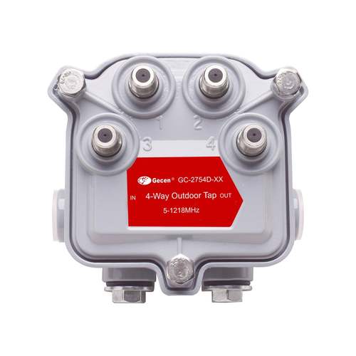 有线电视室外5-1218mhz四路分支器野外型CATVOutdoor4-Waytap