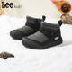 加厚休闲棉靴棉鞋 Leekids童鞋 加绒雪地靴防滑户外男女童短靴冬季