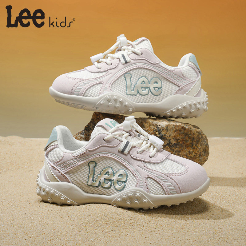Lee Kids女童德训鞋春秋季新款小女孩软底休闲鞋儿童运动鞋中大通