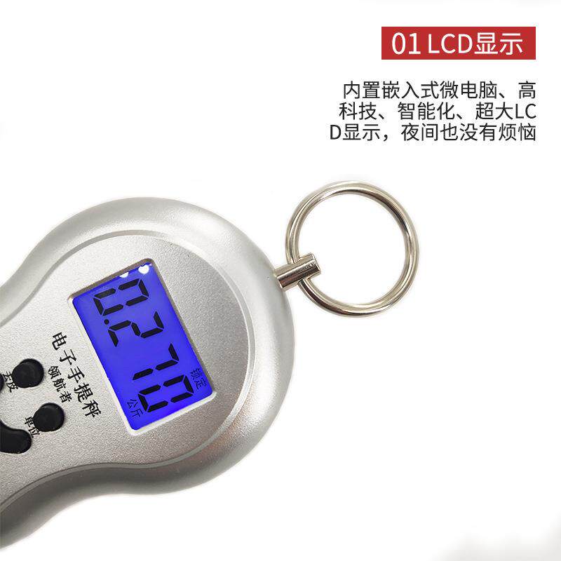 威衡手高精度小型迷你家用弹簧手提拿称小秤快递45kg电子秤便携式