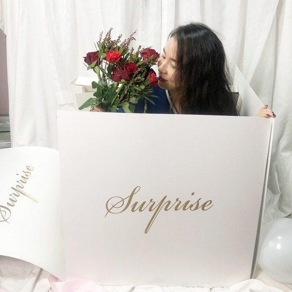 超大藏人礼物盒求婚告白气球惊喜箱装人大号礼物箱网红生日大盒子