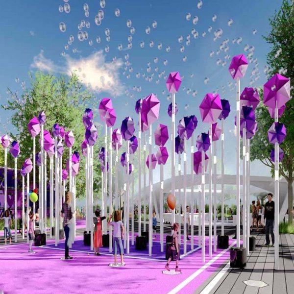 网红脚踏泡泡装置户外大型不锈钢儿童泡泡机户外拍照美陈游乐设备,商业/办公家具,商业美陈,淘宝优惠券,粉丝福利购,淘宝优惠卷