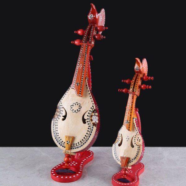 新疆维吾尔民族手工乐器迷你胡西塔尔20 30 40厘米饭店摆件礼品