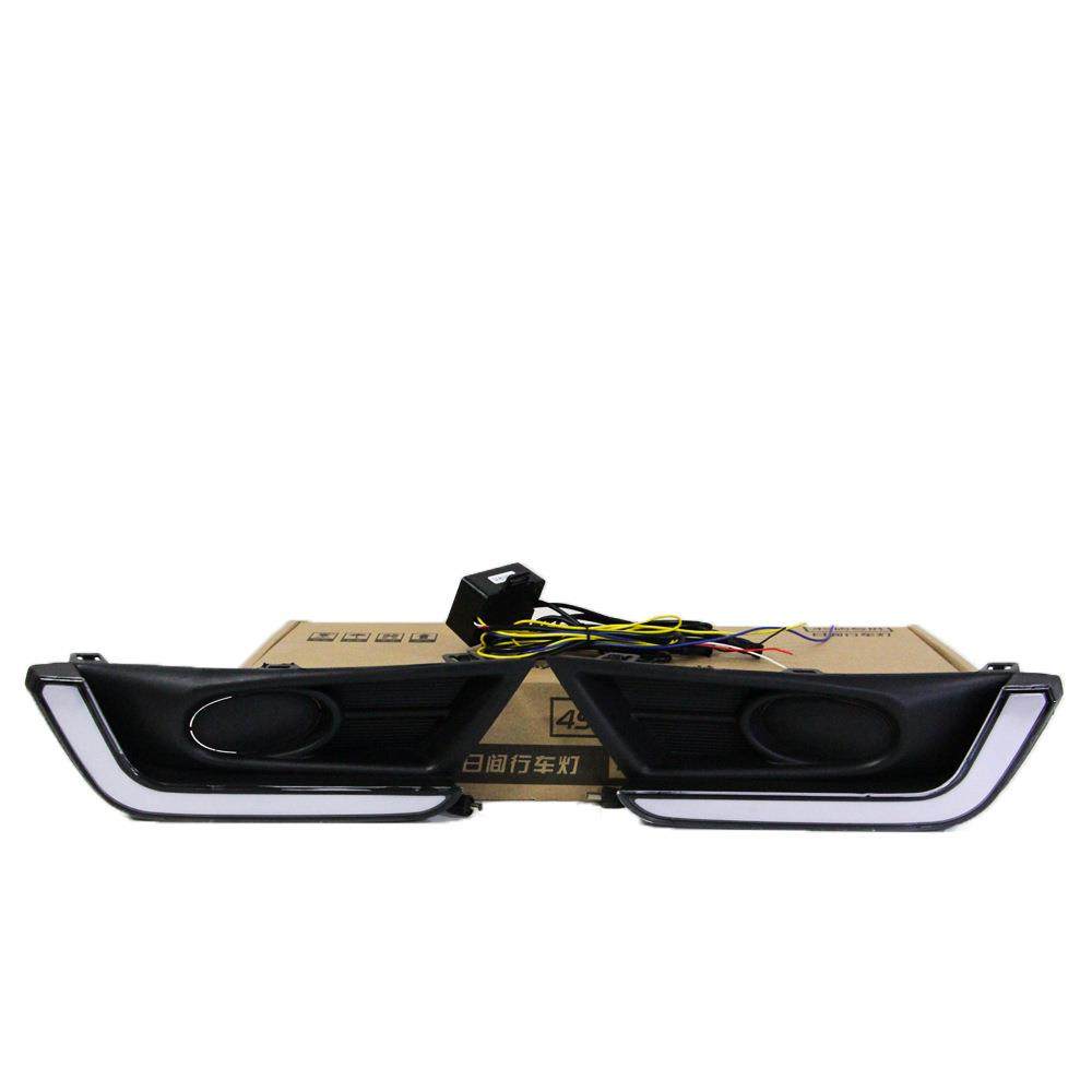 适用于2017-2018年HDCR-VCRV带黄光日间行车灯专车专用
