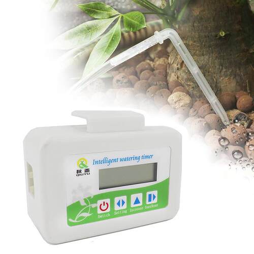 太阳能浇水定时器20盆浇花器套装园林灌溉工具滴灌管智能定时软管