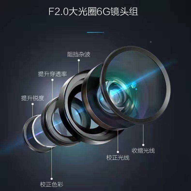 行车记录仪707停后视镜高夜视前后双录控车监倒车影像电子狗一体