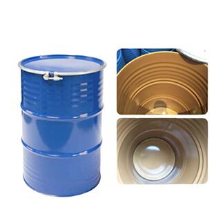 0无筋直2身200L大开口铁桶2008lL开口桶烤漆桶200升光身开口铁桶