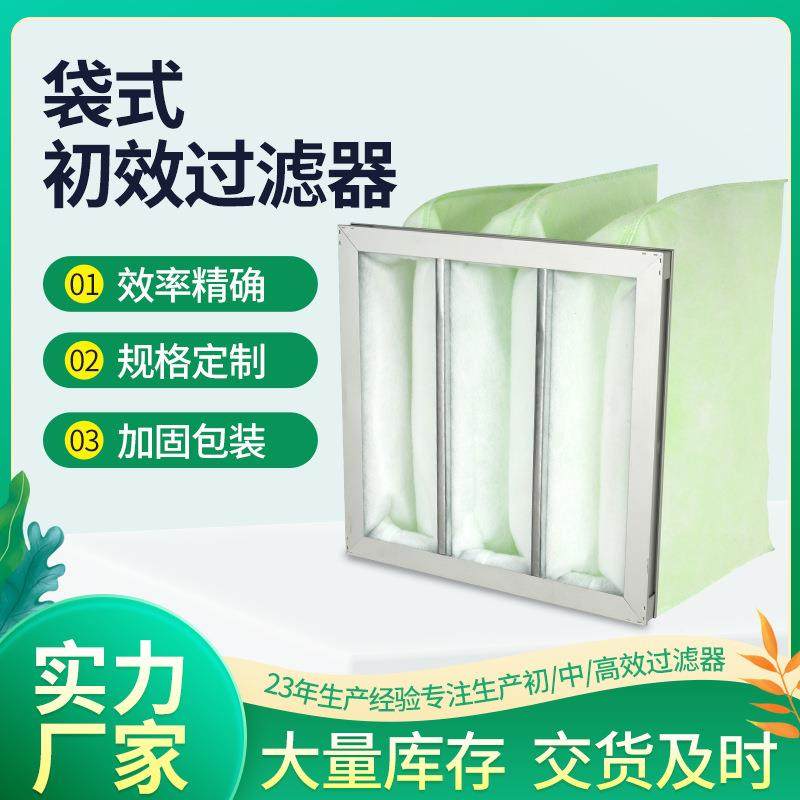 G4初过器铝合金折叠式初效过滤器滤工厂空调箱机纤维过REX棉效滤