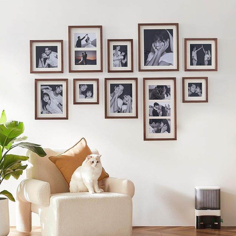 客厅沙发照片墙大尺寸F98MJJ57实木相框挂墙组婚儿童结示照装合饰,家居饰品,DIY亲子装饰画,淘宝优惠券,粉丝福利购,淘宝优惠卷