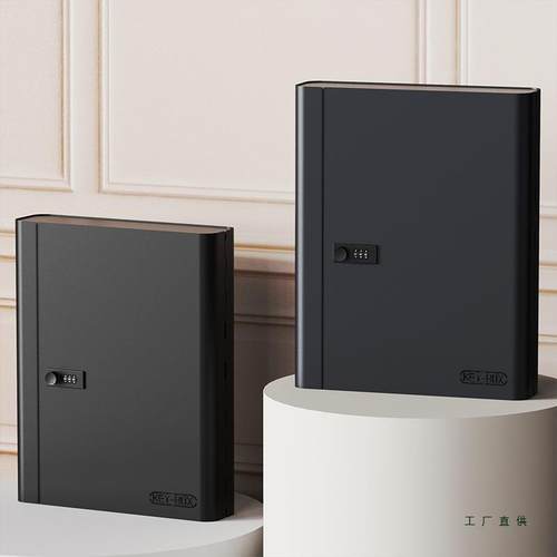 车房钥箱匙壁挂式钥匙箱收纳产中介密码锁钥匙盒管理304钥匙收纳