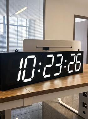 亮钟大尺寸健遥FWYC-702控校时数字挂超时钟工厂身房用