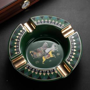 茄龙 雪烟灰缸陶瓷四槽大口径雪茄用烟灰 C专IG茄646ARLO烟ONG