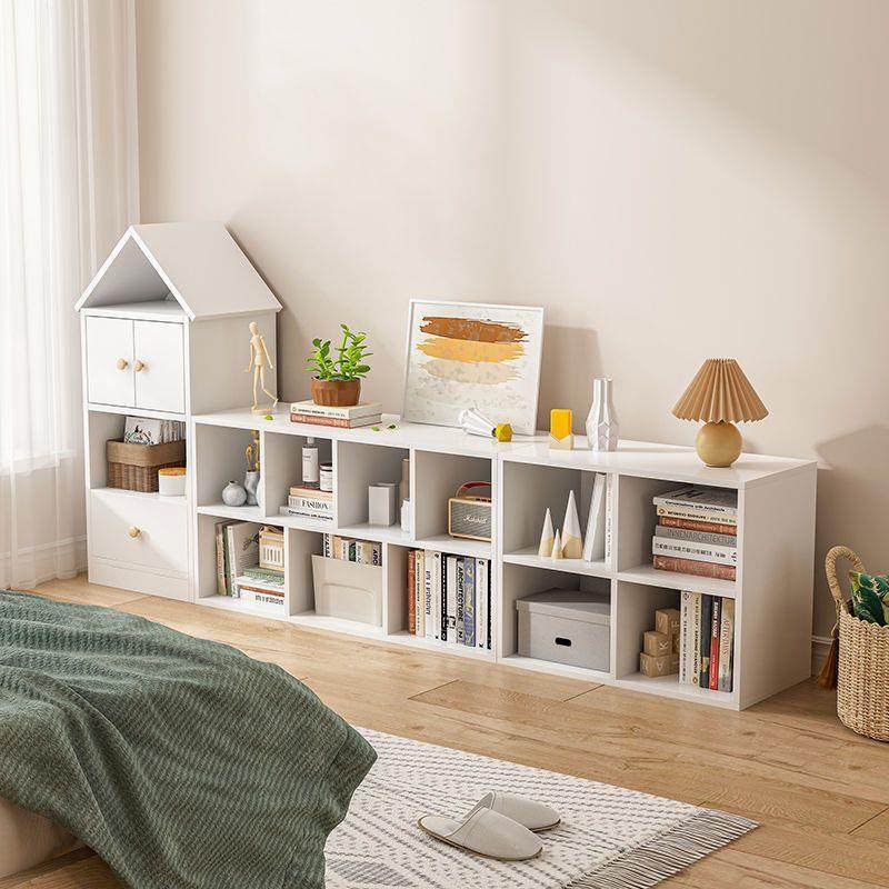 儿童地书架落VDJ置物架教柜室学收纳储物床尾靠墙组合格子柜矮书,电子元器件市场,其它元器件,淘宝优惠券,粉丝福利购,淘宝优惠卷