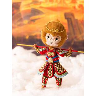 苏苏姐家齐天VAN大材圣玩偶手编工物礼diy钩针玩偶织毛线团自制料