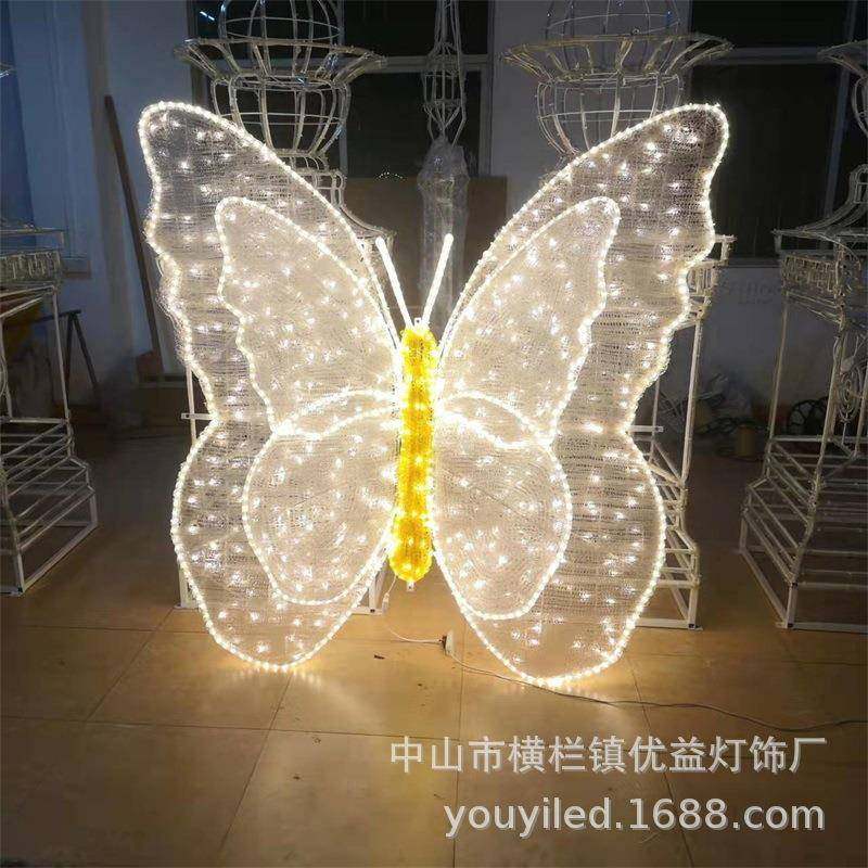 蝴蝶造型led户外防水灯光节亮化工程商场公园草地装饰亮化小品灯,机械设备,其他机械设备,淘宝优惠券,粉丝福利购,淘宝优惠卷