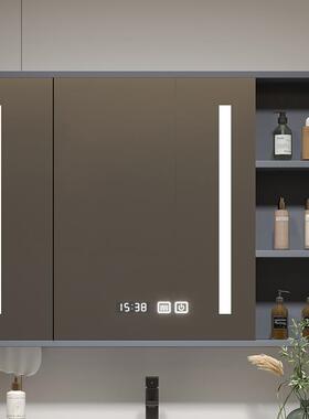 cs智能镜柜浴室柜子储物柜单独卫生间镜柜挂墙式洗面台镜子带灯除