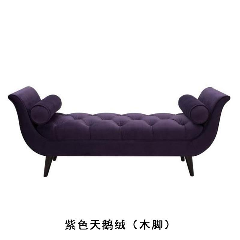 床尾凳布艺美式换凳床榻式沙发卧室床前衣间床头床凳换凳