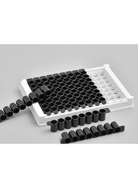 F底8联黑色中吸附酶标板(无菌无酶)15板/盒