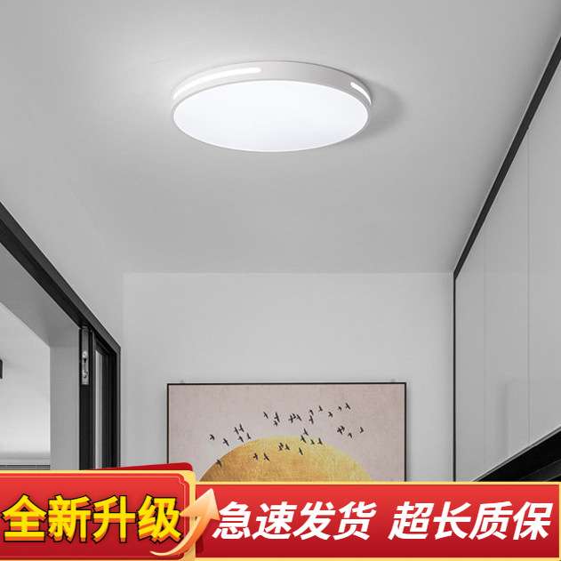led感应吸顶灯声控楼道楼梯过道家用入户 走廊自动雷达人体感应灯