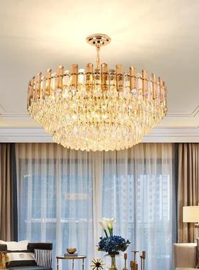 02室1后现2代轻奢吊水40331晶吊灯灯客厅灯简约大气餐厅灯高档卧