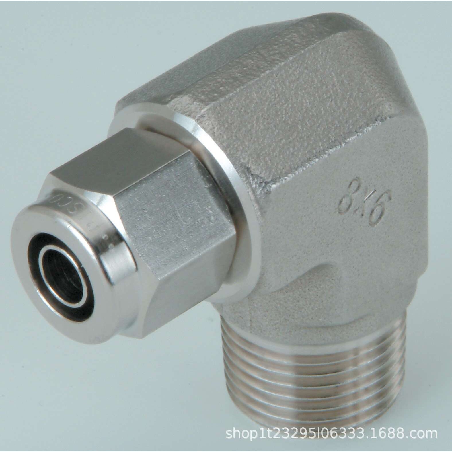 PISCO不锈钢压合接头L型弯头  NSL0420-01  NSL0420-02