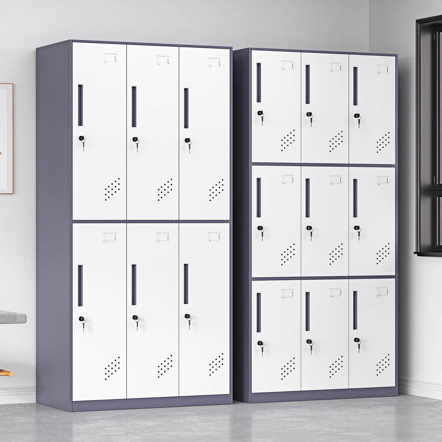 加厚DP-888更衣拆装柜浴室窄边铁皮门收纳四员工宿舍储物柜带锁柜