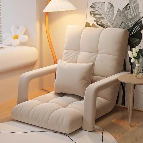 懒人沙发榻榻米座椅折叠躺椅客厅卧室单人小沙发床上靠背椅飘窗垫