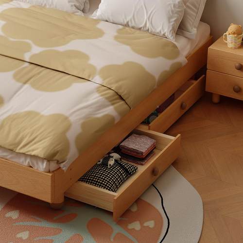 全实木儿童床孩公女孩无男床头儿主童房宝宝榻榻米其他/oth双人地