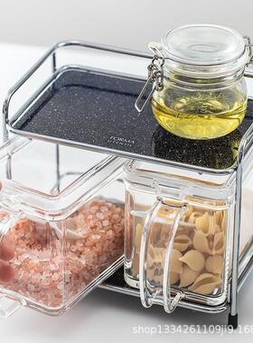 层物多KWZ功双能架厨房整理餐具调料盒瓶实用收纳置架