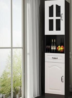 源头可定房餐边柜微波物炉碗柜冰箱厨缝隙CANTING侧柜客厅收纳储