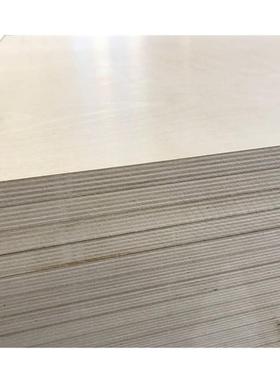 E多FJV0级漂白桦木层板双面具桦漂木面实木贴面多层板白色家板