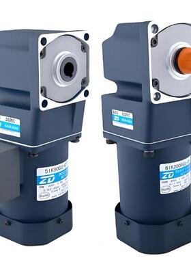 ZD5IK直角齿轮箱40w中60w90120w交流w减JOJ速空电机变减速箱