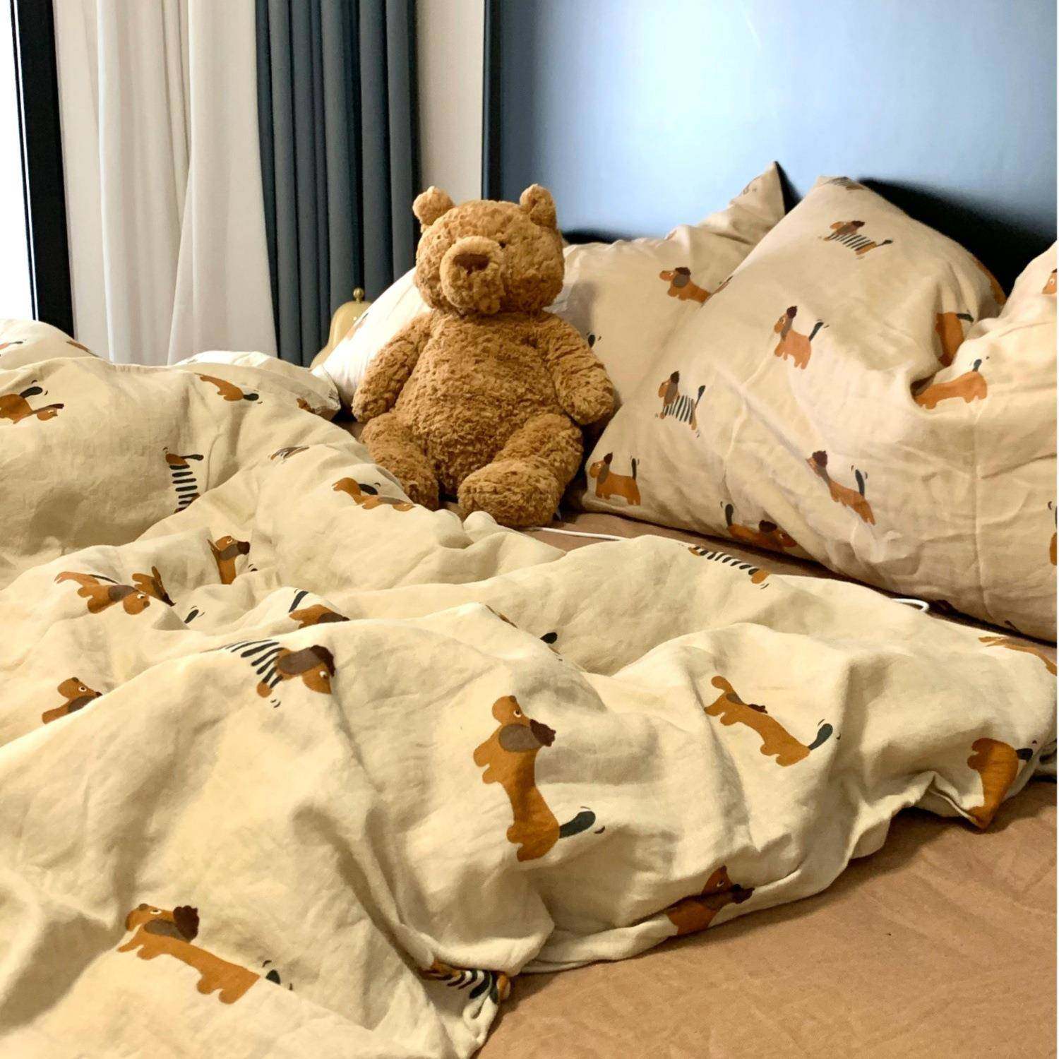 A类棉双层纱单001清被全套纯棉纱布单人双人小新小亲碎花单品肤裸,床上用品,学生床品套件,淘宝优惠券,粉丝福利购,淘宝优惠卷