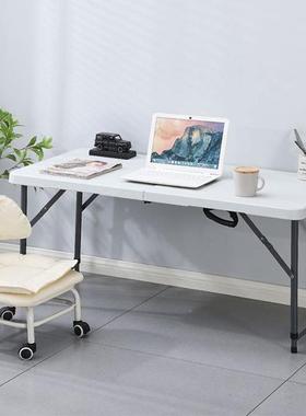 便折式折叠桌电桌写作业夜市简易多用露营摆摊叠携桌子餐KHT桌脑