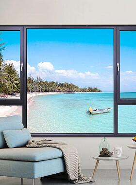 10断桥盗铝门窗厨房平1开音铝合金门窗别墅落地QUD封隔窗户防封阳