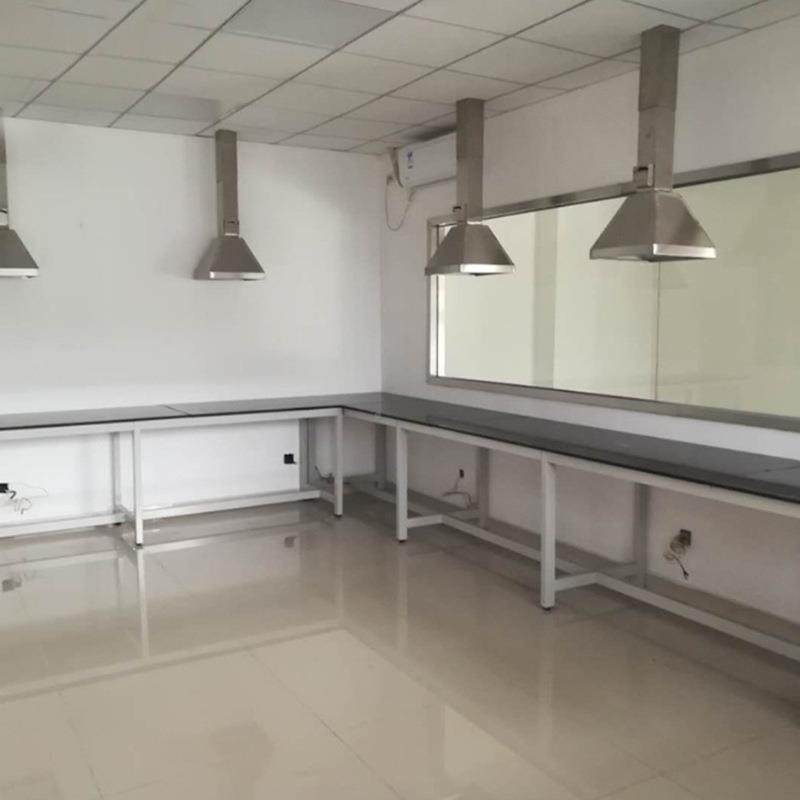 实室工作桌台钢架置ODN物架试验台操作边台板全钢简易理化验实验