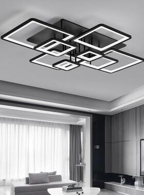 长方形客厅灯大气LE具D吸顶灯灯现代简约亚克房间灯卧室书94050力