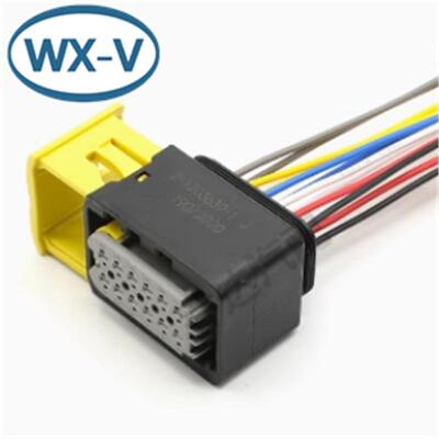 -1703639-1科线束117-0UTJ3639-1泰型122孔新能源防水连接器线束