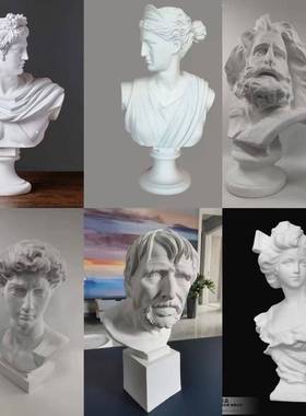 号断雕臂维纳斯石膏像摆件胜利女神大像欧大式人像树t1678780脂雕