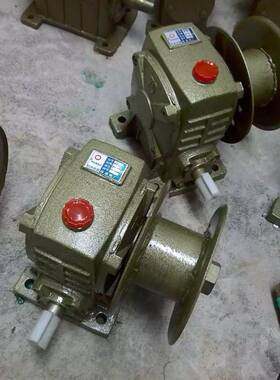 涡车轮蜗杆家减速机提升机速用小吊机吊SCW粮机汽离合减机手摇绞