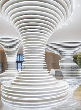 GRG构件GRG异型柱子造型GRG玻璃纤维增强石膏板GRG吊顶