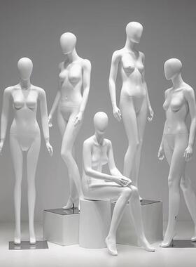 ICICLE之禾女高档模特道具服装店橱窗展示架轻奢哑光女模特全身