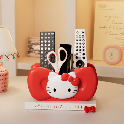 HelloKitty遥控器收纳盒桌面摆件