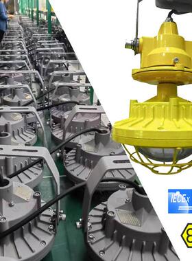 led隔爆灯圆形防爆灯IP67防爆平台灯带证一区防爆30W-200W