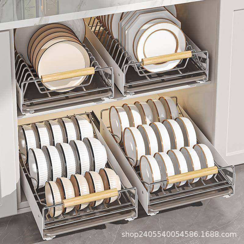 不锈钢厨房碗碟架导轨免打孔抽拉篮置物架橱柜收纳碗筷盘沥水架,婴童用品,其它婴童用品,淘宝优惠券,粉丝福利购,淘宝优惠卷