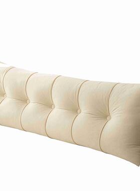 靠床头靠垫靠枕长形大靠背方沙发TKZ护腰软包北欧卧榻榻米床室可