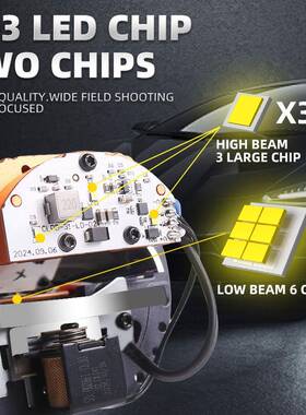 Sa.nvi双新款S5-312V36W51W高亮25寸S5-32.5三直射LED光透镜大灯