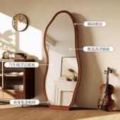 复古全身镜家客厅室落地24172镜壁挂异型镜穿衣镜卧试衣镜子红网