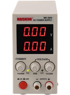 迈胜MN305DS直流稳压电源30V5A迷你数显可调开关电源MN-3010DS